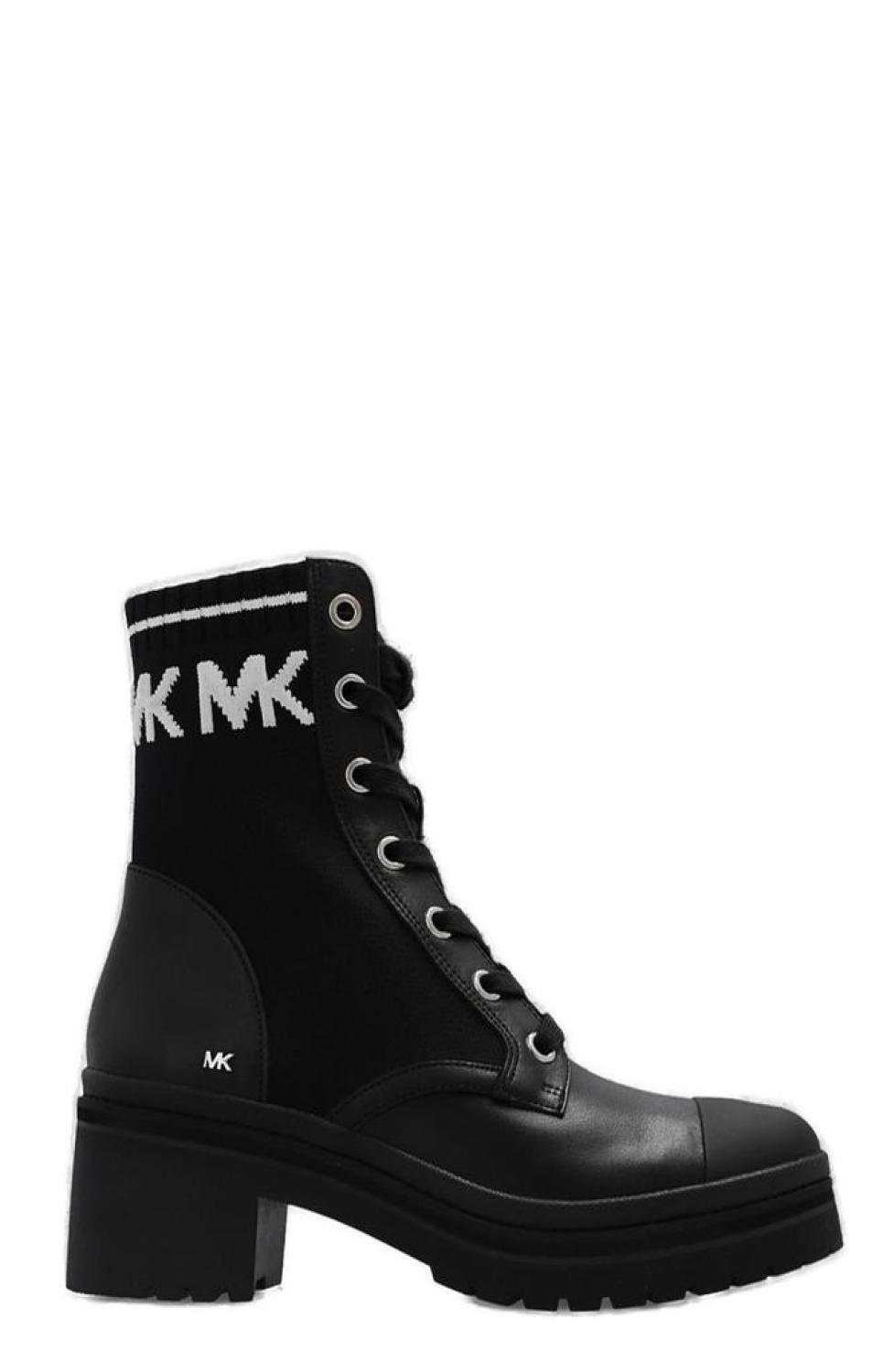 Michael Kors Sock-Panelled Lace-Up Boots