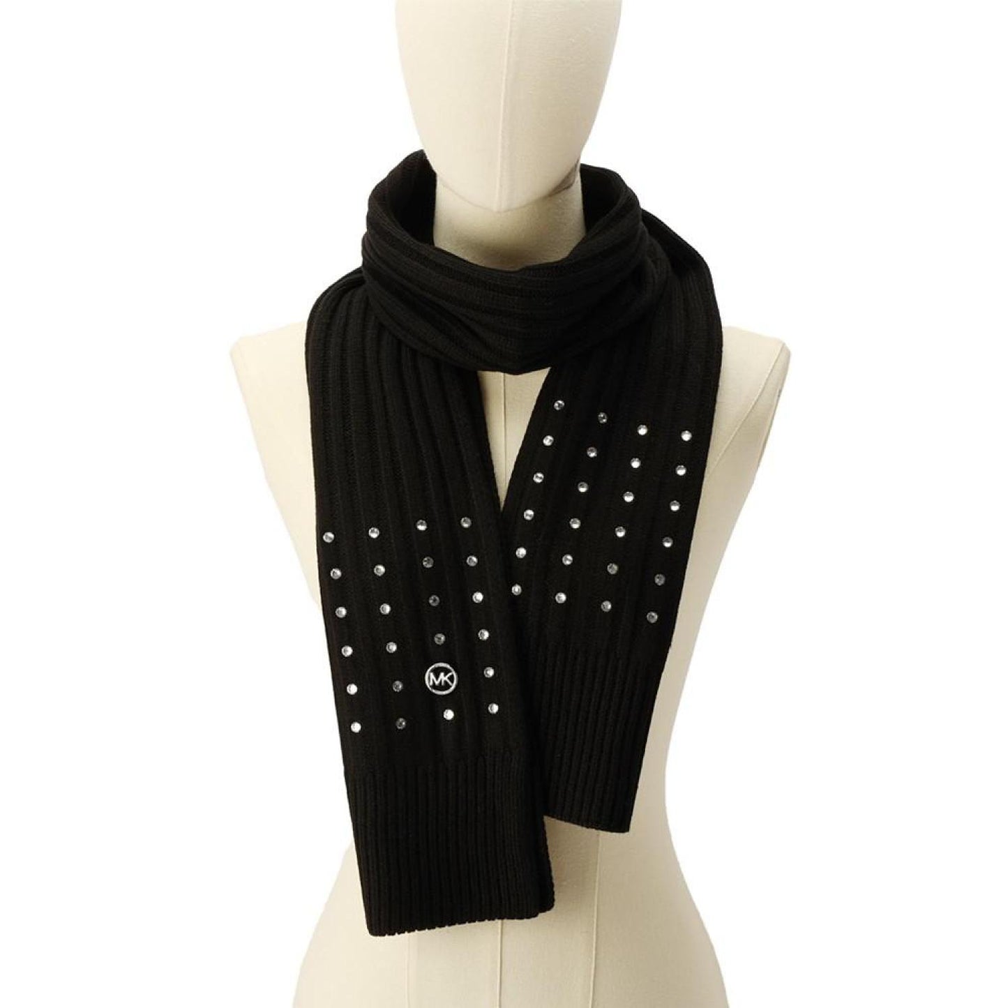 Women's Ribbed Embellished Scarf