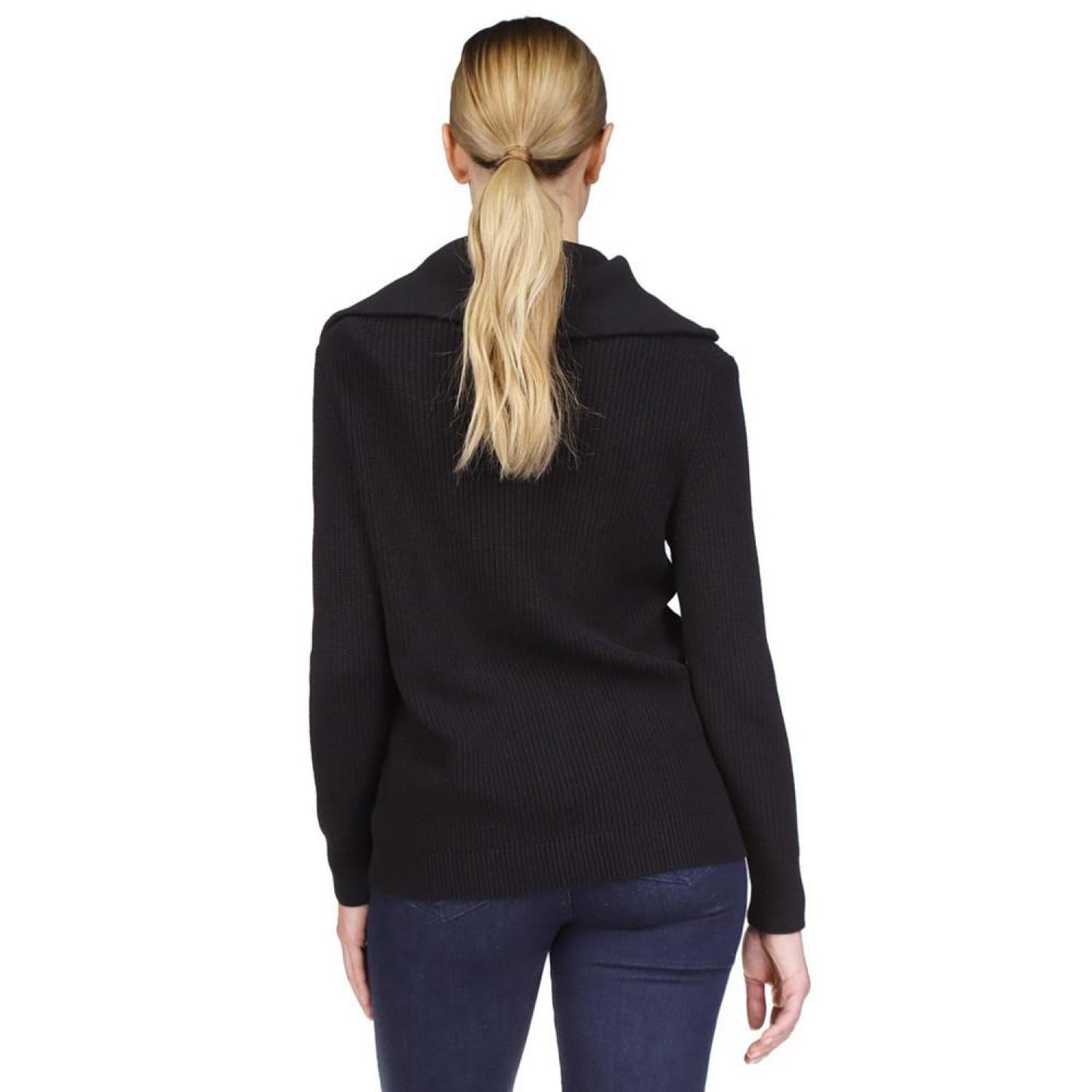 Women's Half-Zip Sweater, Regular & Petite