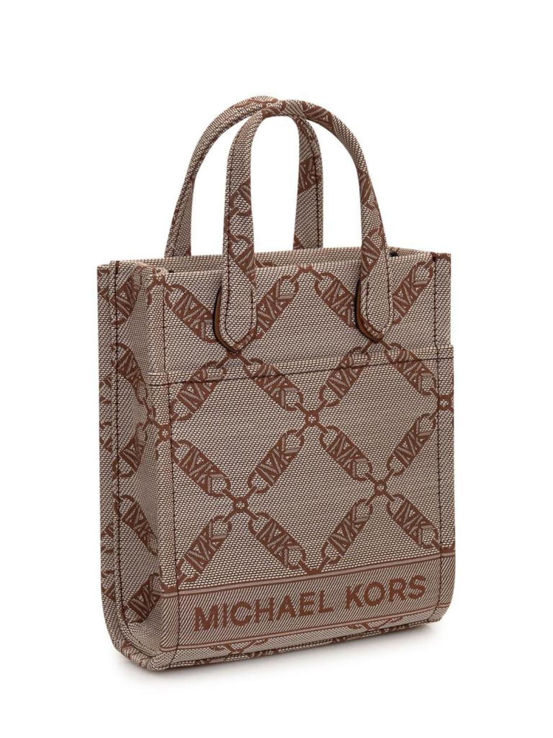 Michael Michael Kors Gigi Logo Jacquard Extra-Small Crossbody Bag