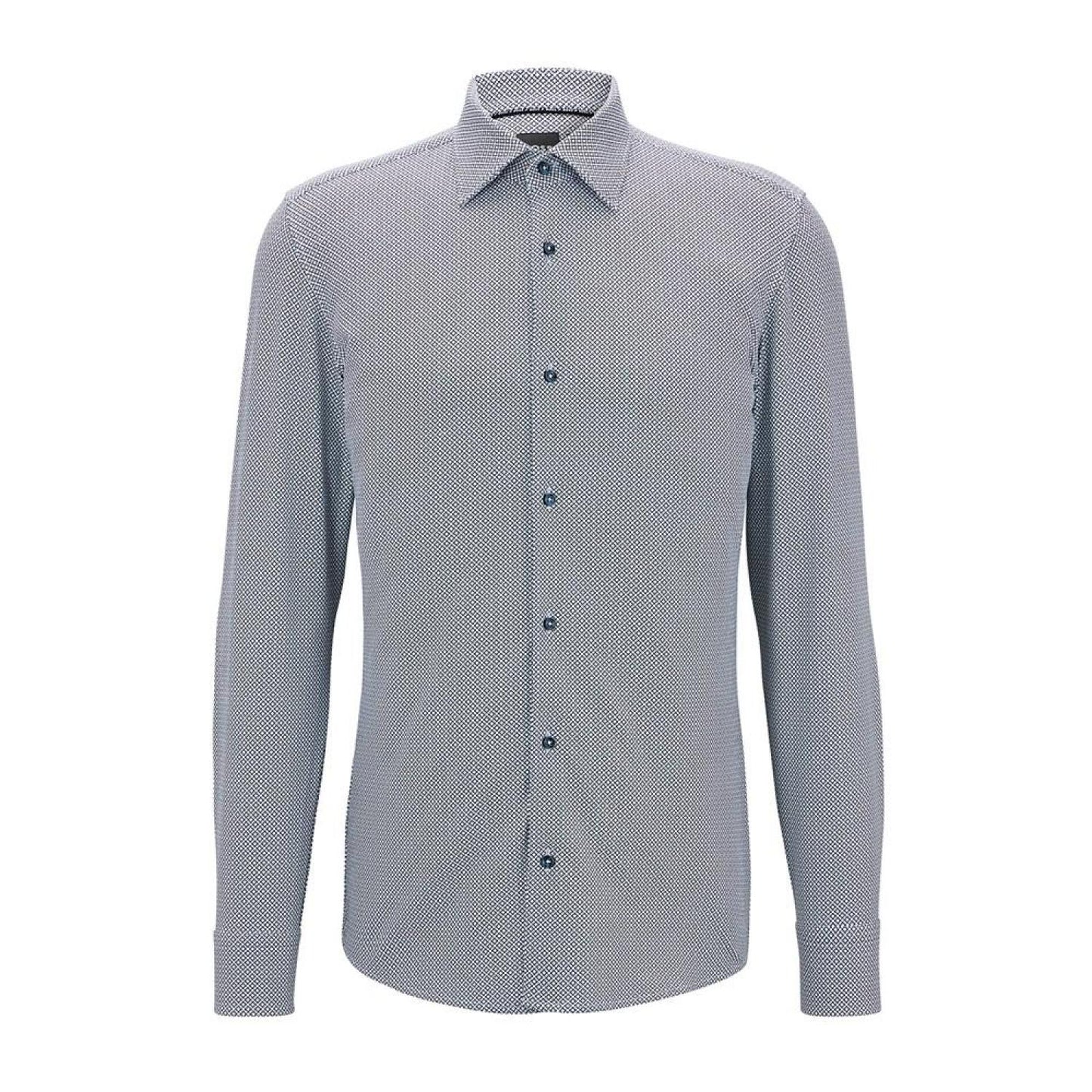 Men's Slim-Fit Geometric-Print Shirt