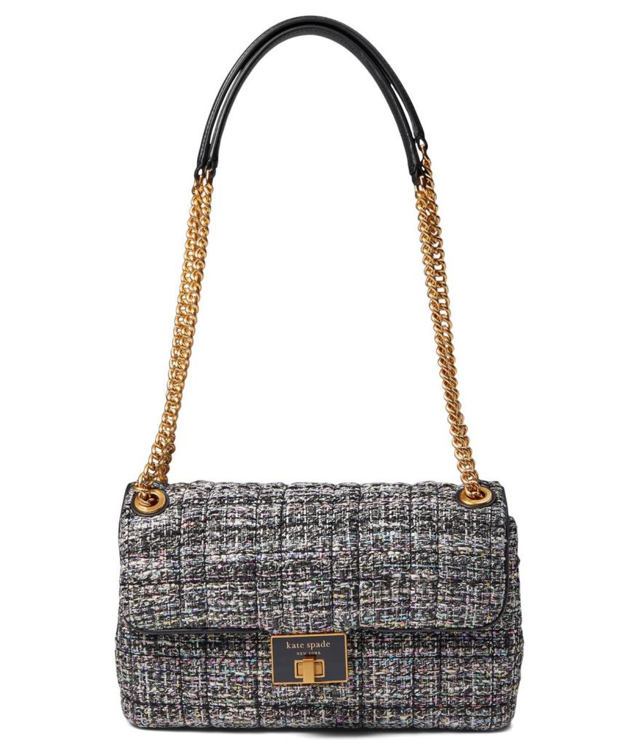 Evelyn Tweed Medium Convertible Shoulder Bag