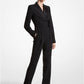 Double Crepe Sablé Tuxedo Jumpsuit