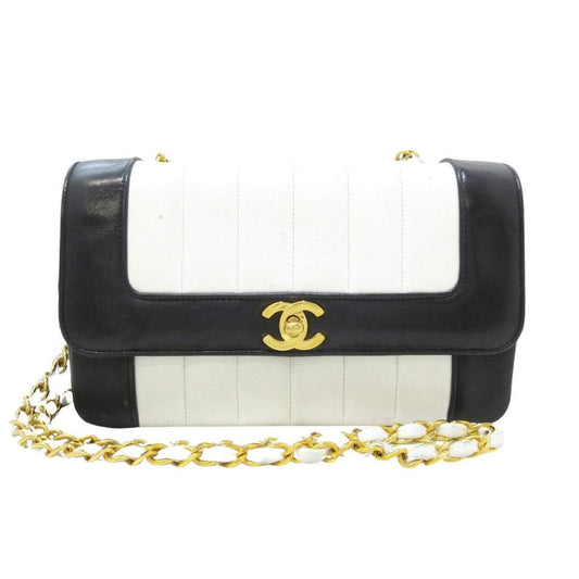 Chanel Mademoiselle Leather Shoulder Bag (Pre-Owned)