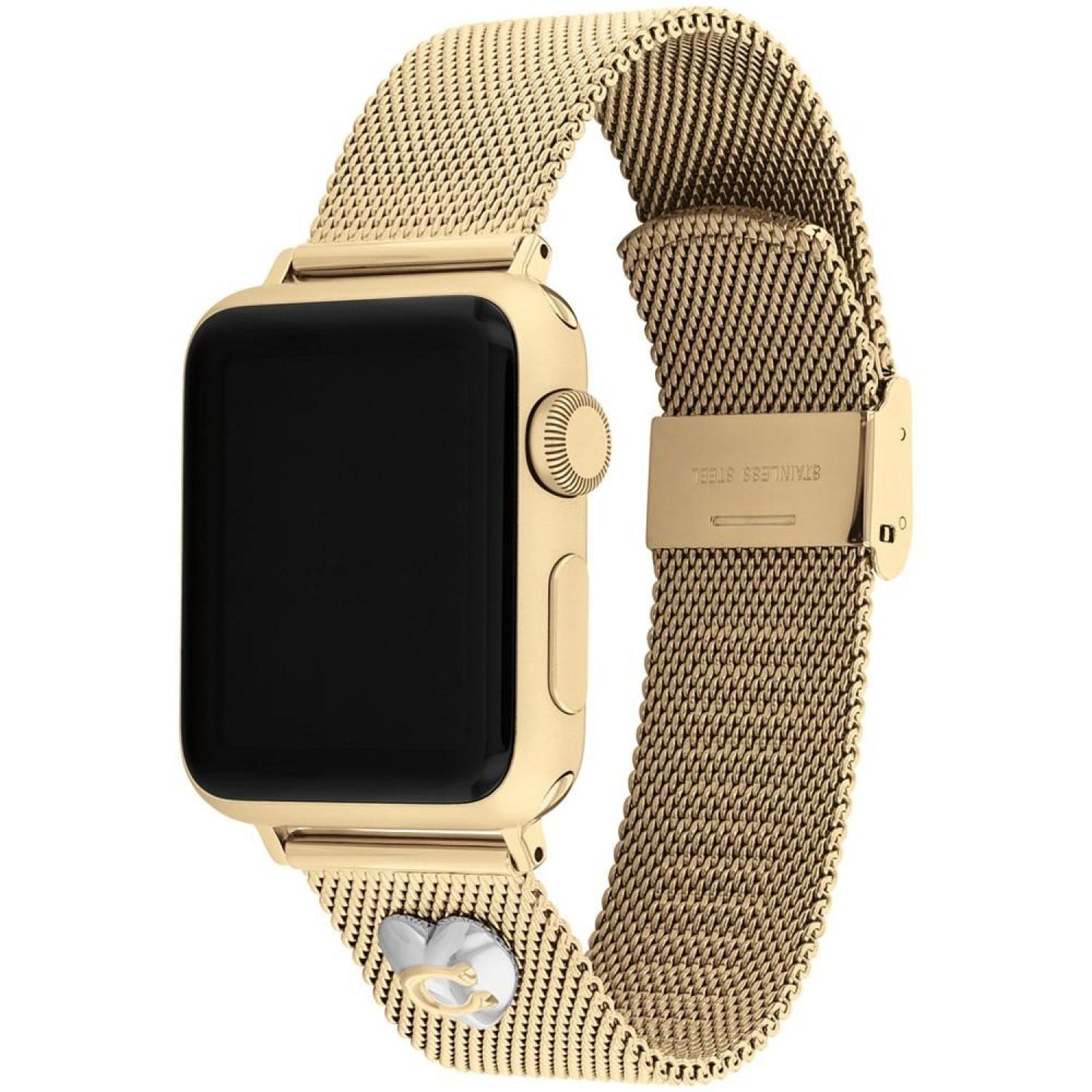 Gold-Tone Stainless Steel Mesh Bracelet for 38, 40, 41mm Apple Watch