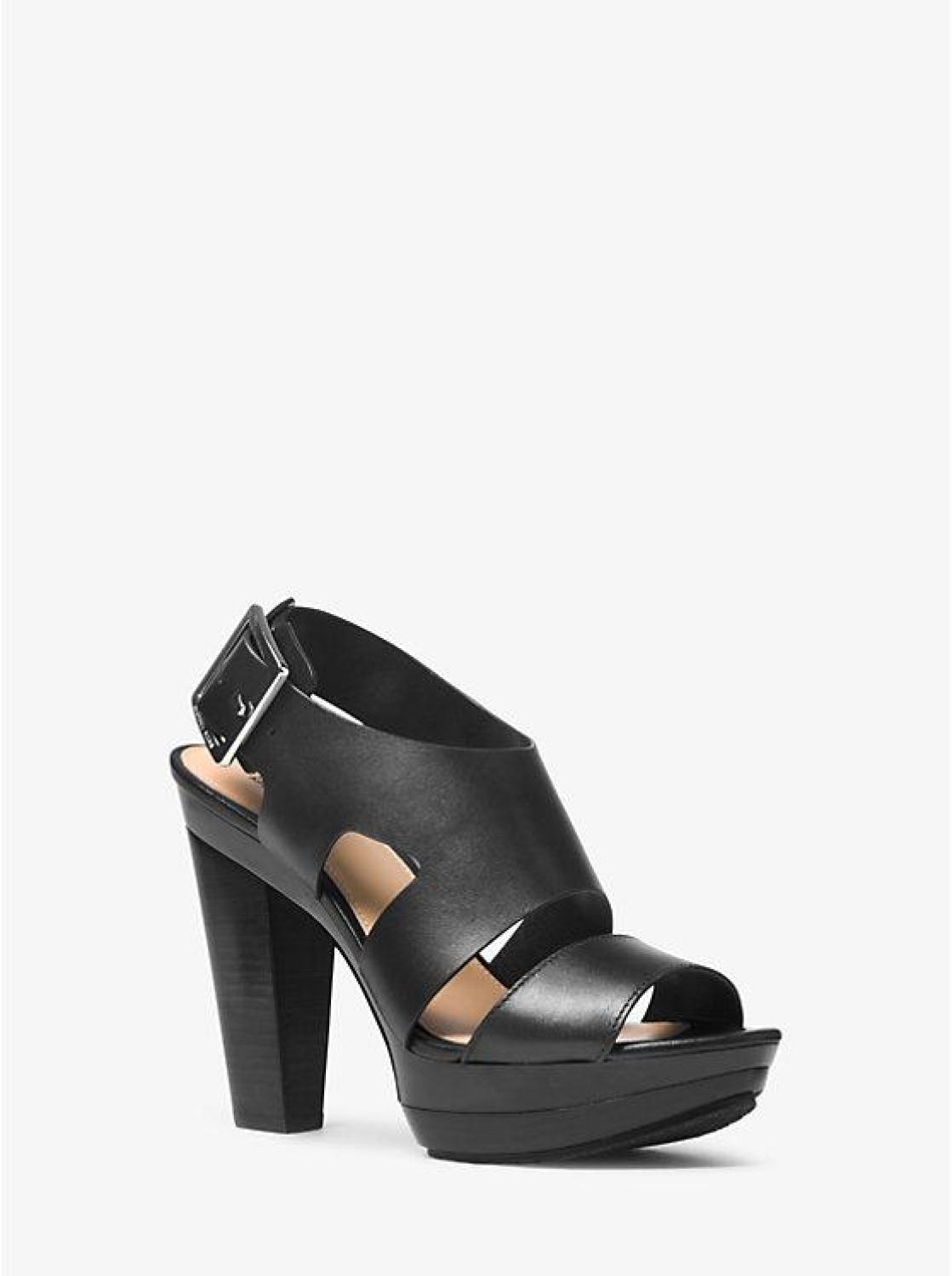 Carla Leather Platform Sandal