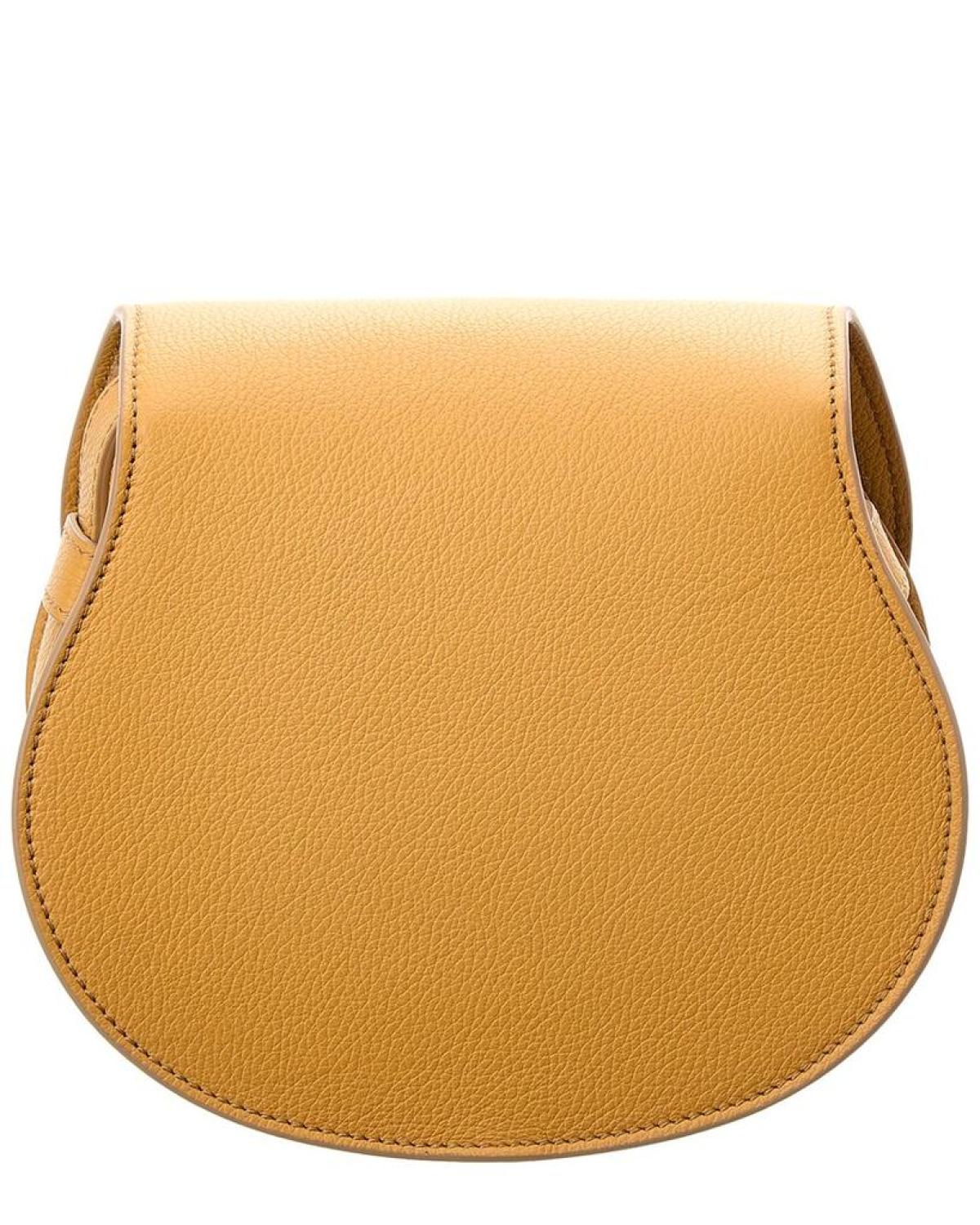 Chloé Marcie Small Leather Saddle Bag