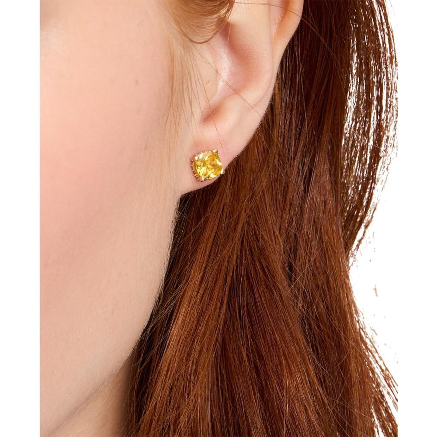 Little Luxuries Pavé & Crystal Square Stud Earrings