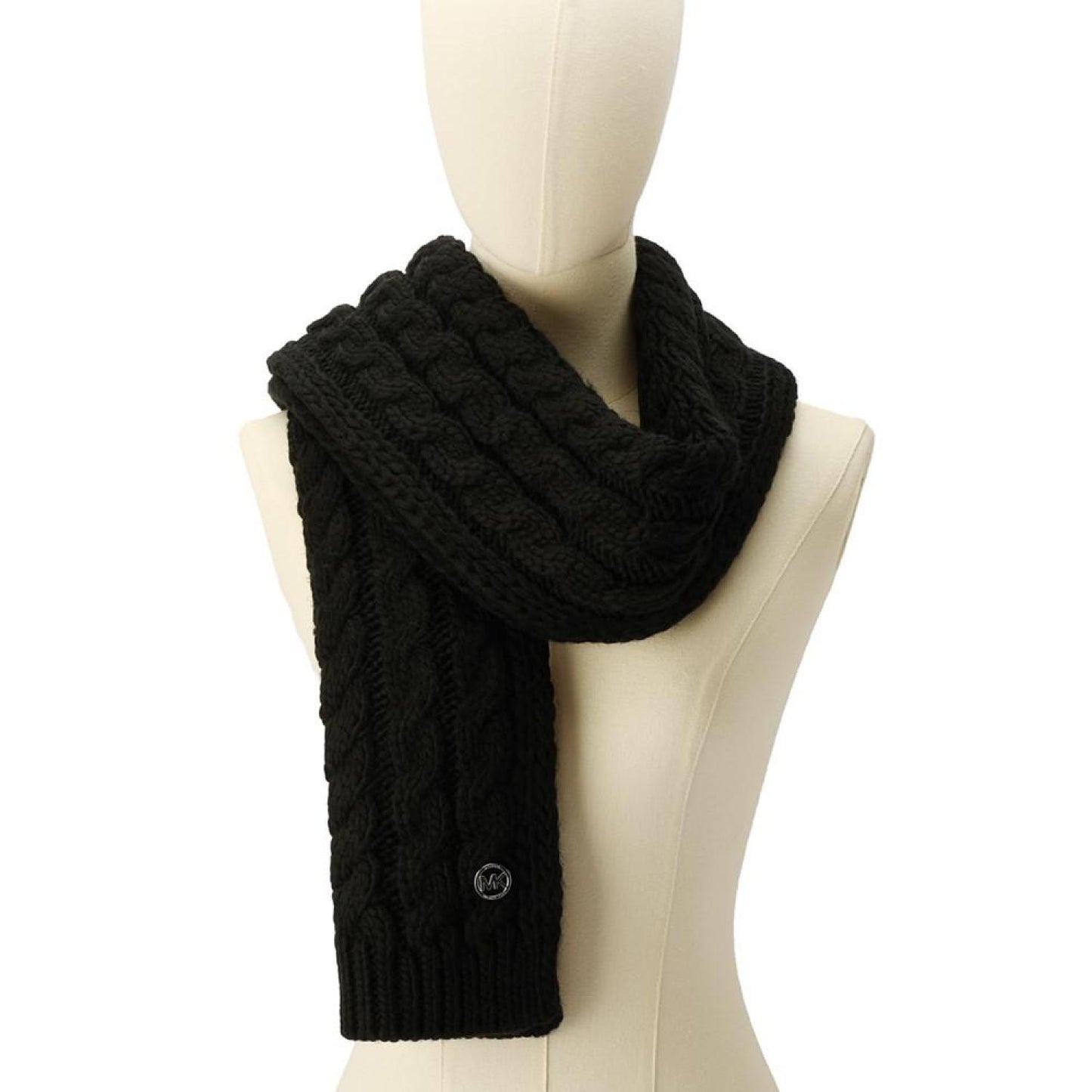 Women's Moving Cables Knit Scarf