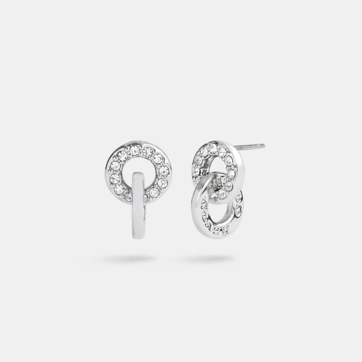 Coach Outlet Open Circle Linked Drop Earrings