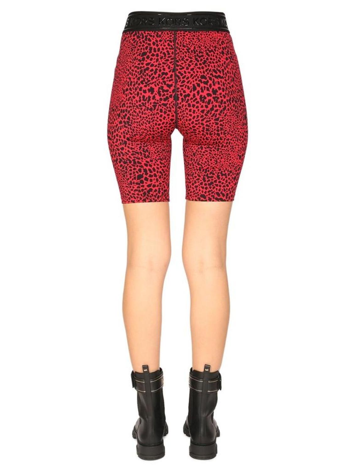 Michael Michael Kors Animal-Print Bike Shorts