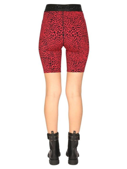 Michael Michael Kors Animal-Print Bike Shorts