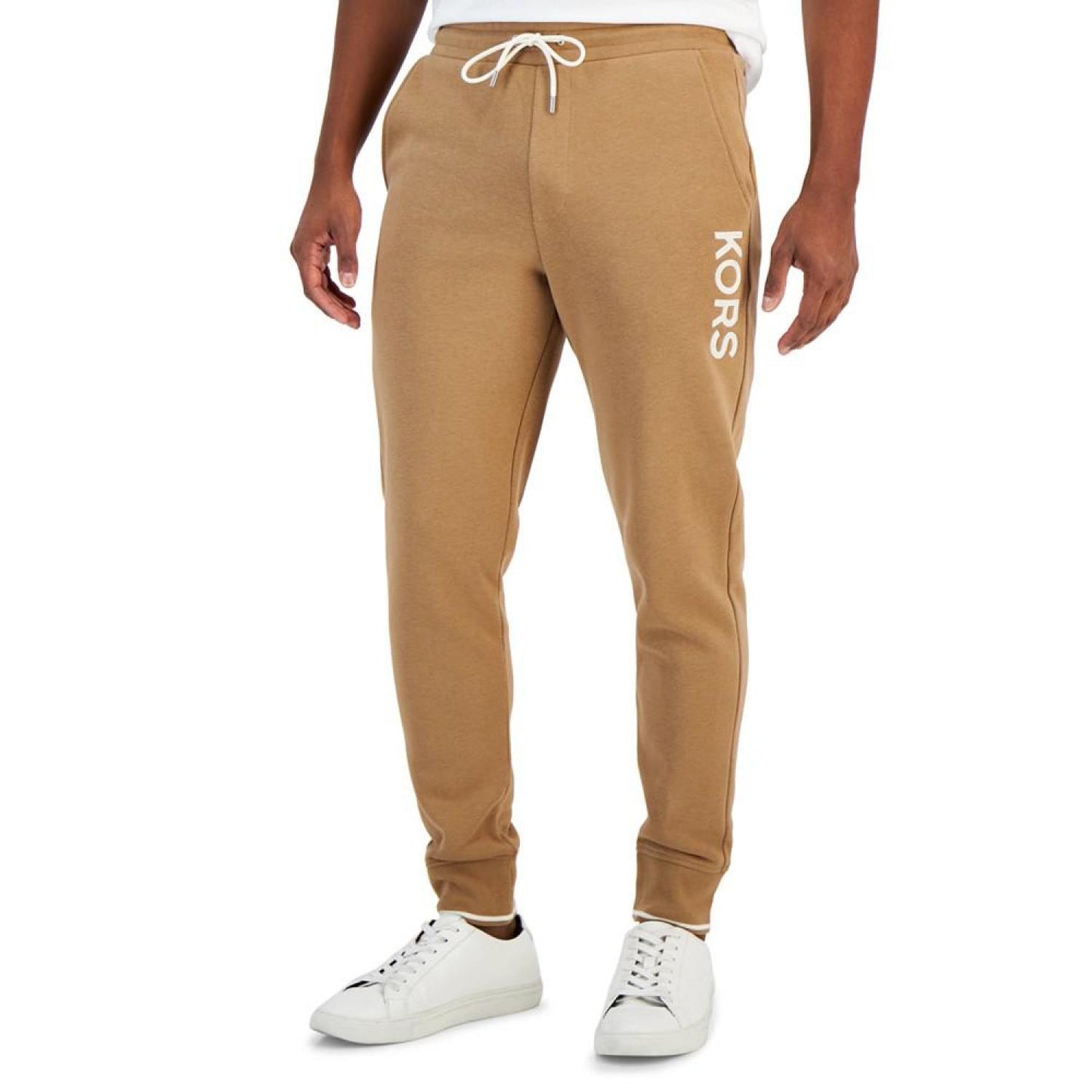 Men's Fleece Logo Drawstring Jogger Pants