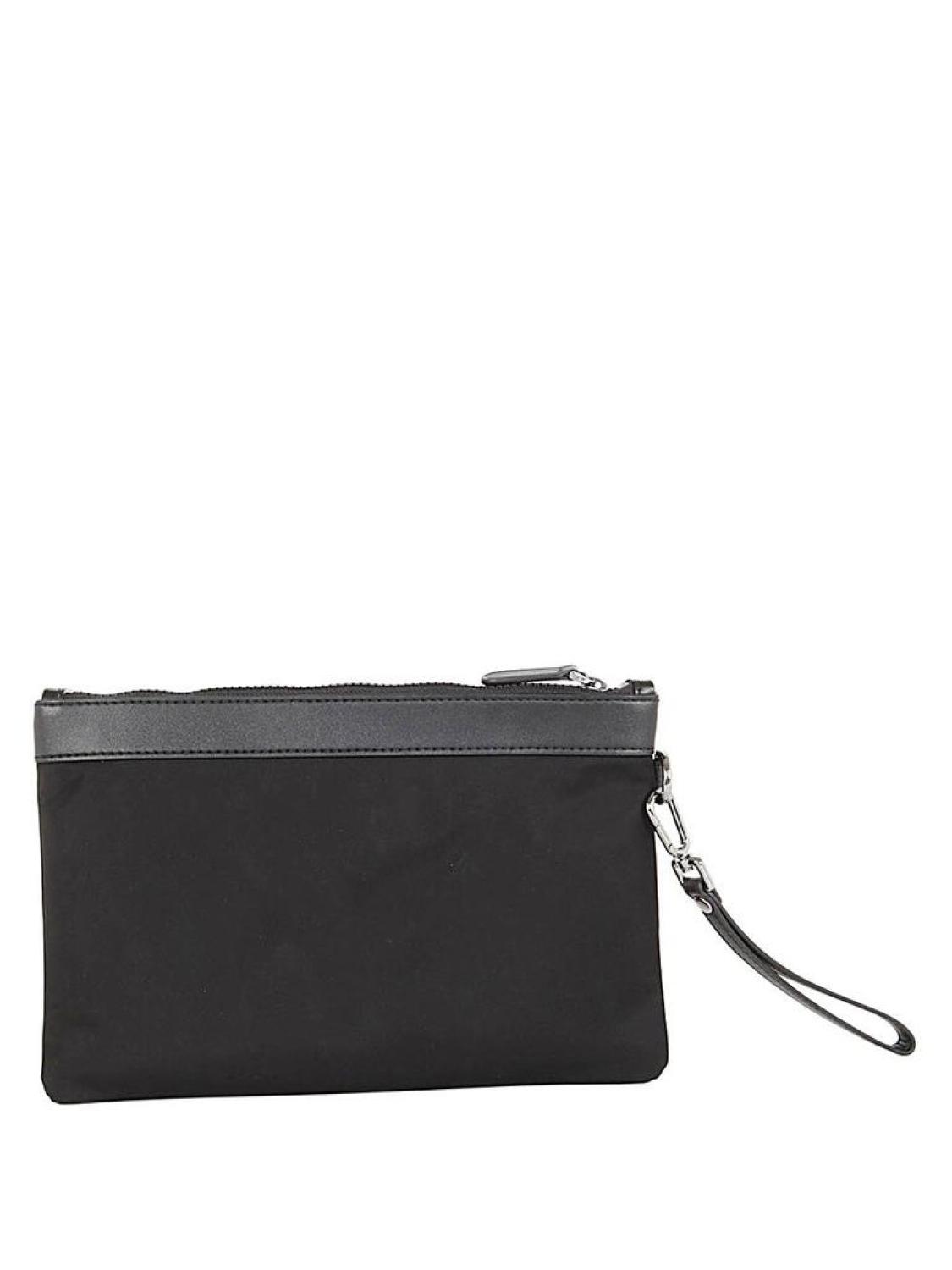 Michael Kors Logo Detailed Zipped Clutch Bag