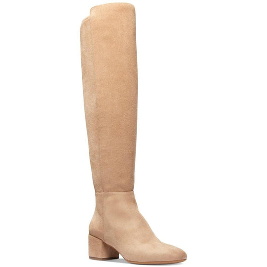 Women's Braden Zip Up Suede Knee High Boots