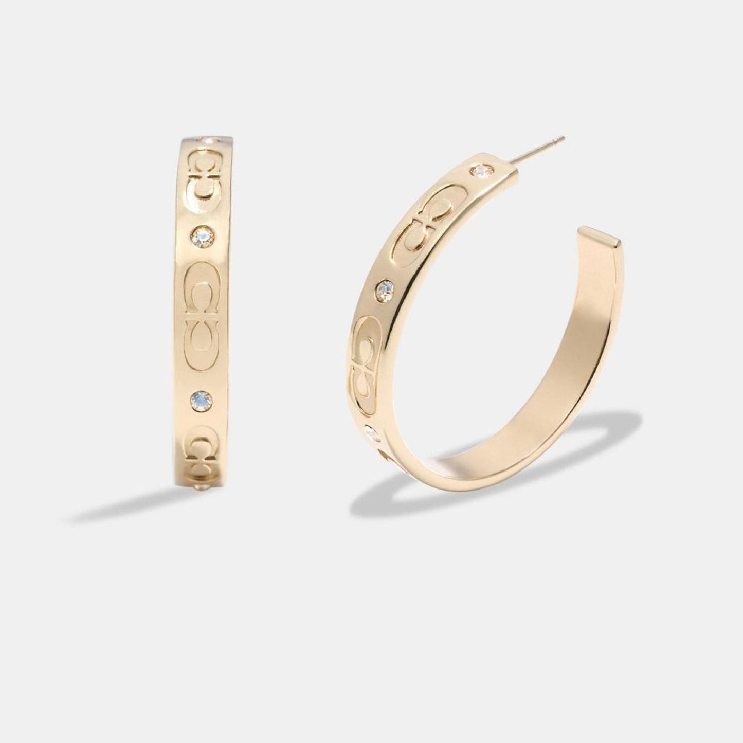 Coach Outlet Signature Hoop Earrings