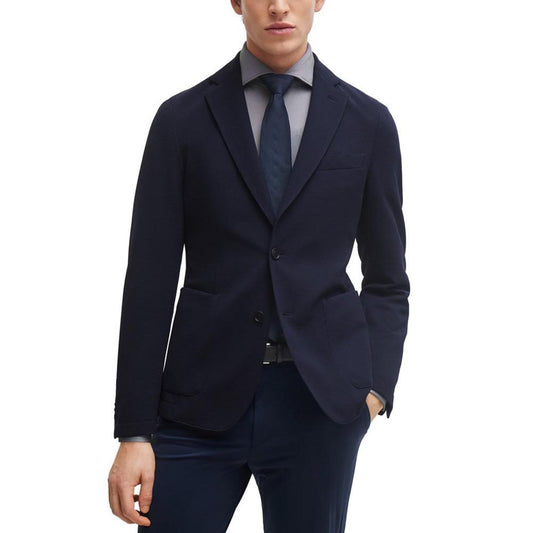 Men's Micro-Patterned Slim-Fit Jacket