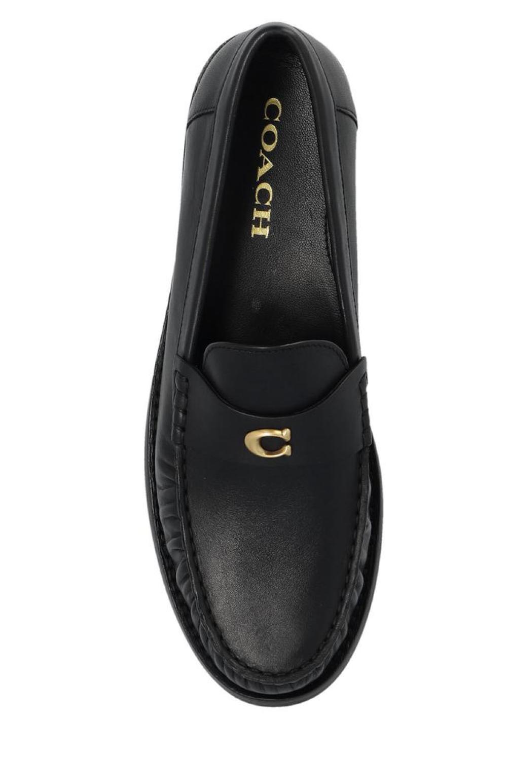 Coach Jolene Logo Plaque Loafers