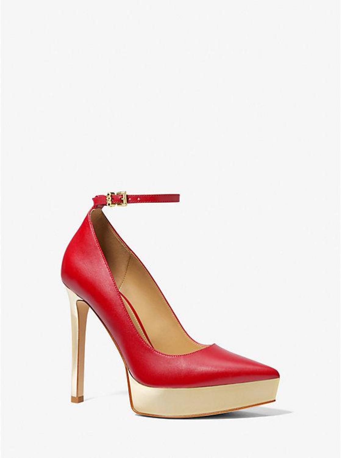 Xenia Leather Platform Pump