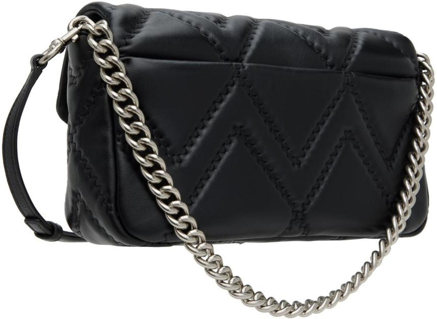 Black Large 'The Quilted Leather J Marc' Bag