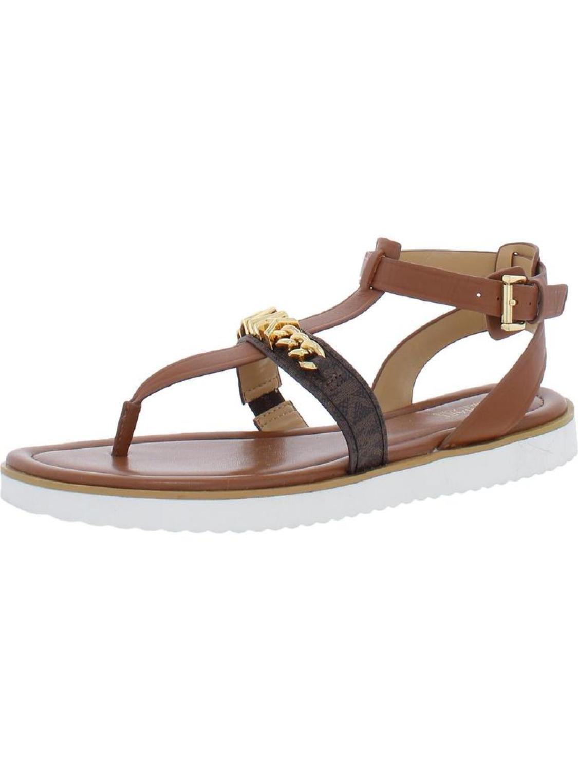 Farrow Womens Logo Embellished Thong Sandals