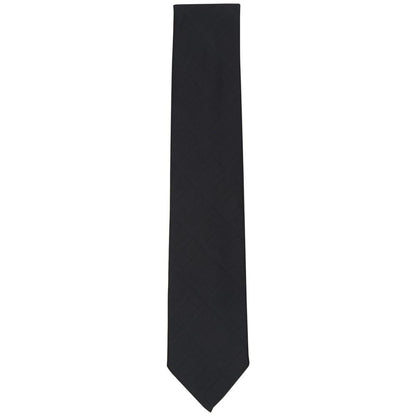 Men's Berfond Plaid Solid Tie