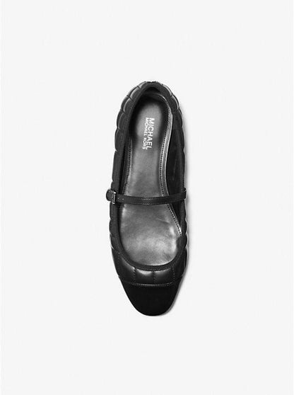 Mae Quilted Leather Ballet Flat