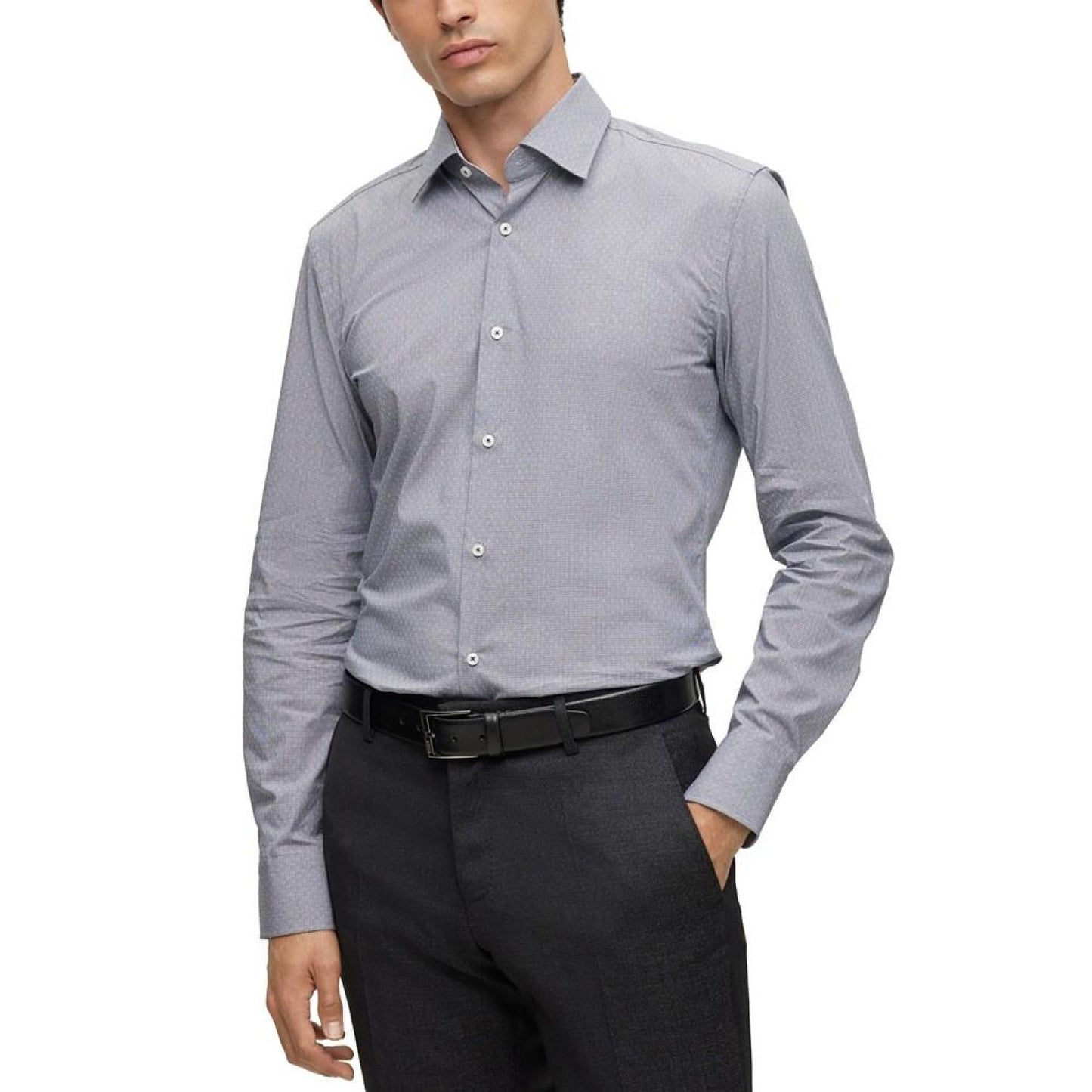 Men's Easy-Iron Slim-Fit Shirt