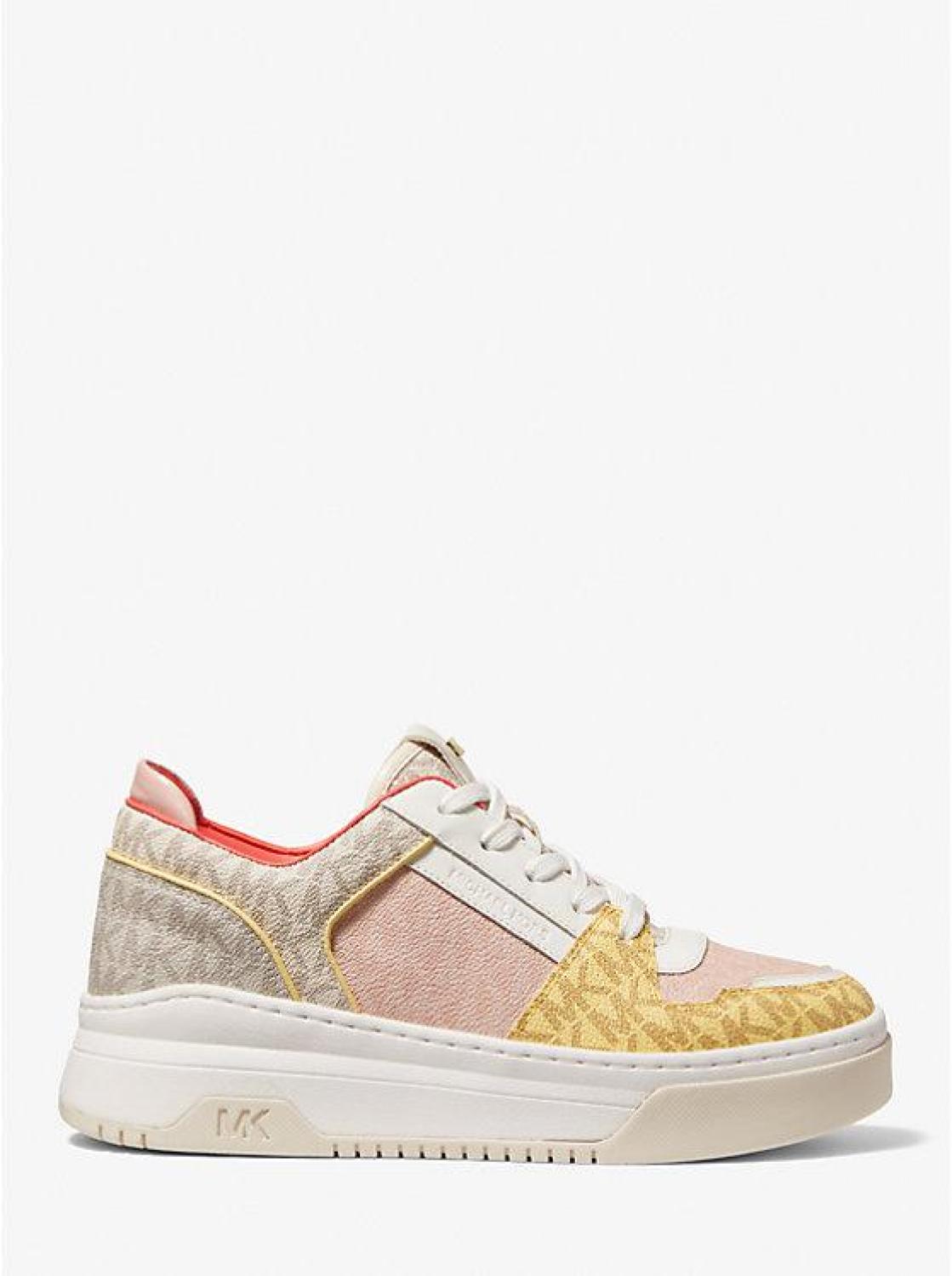 Lexi Color-Blocked Logo Sneaker