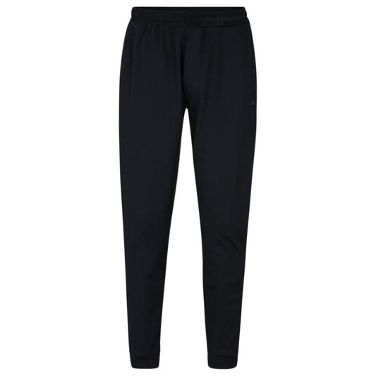 Cuffed tracksuit bottoms in active-stretch fabric