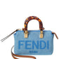 FENDI By The Way Mini Denim Shoulder Bag