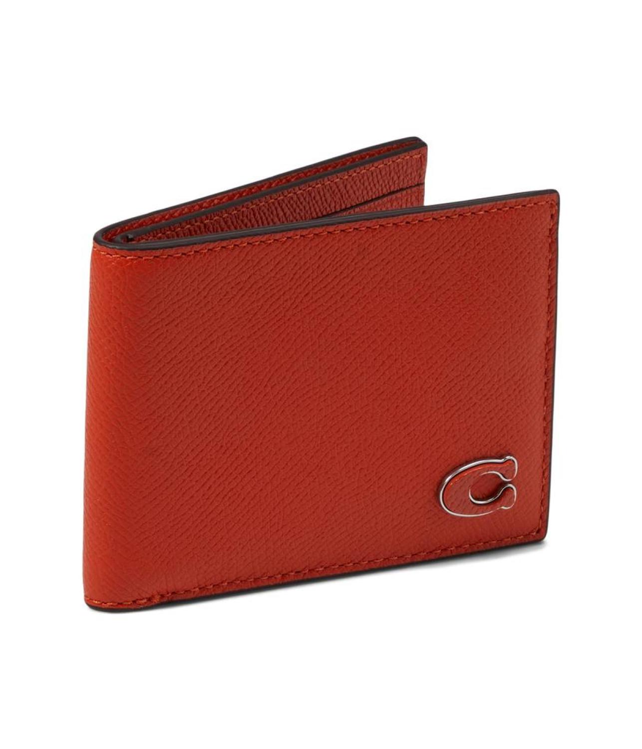 Slim Billfold in Cross Grain Leather