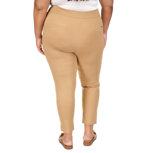 Plus Size High-Rise Pull-On Pants