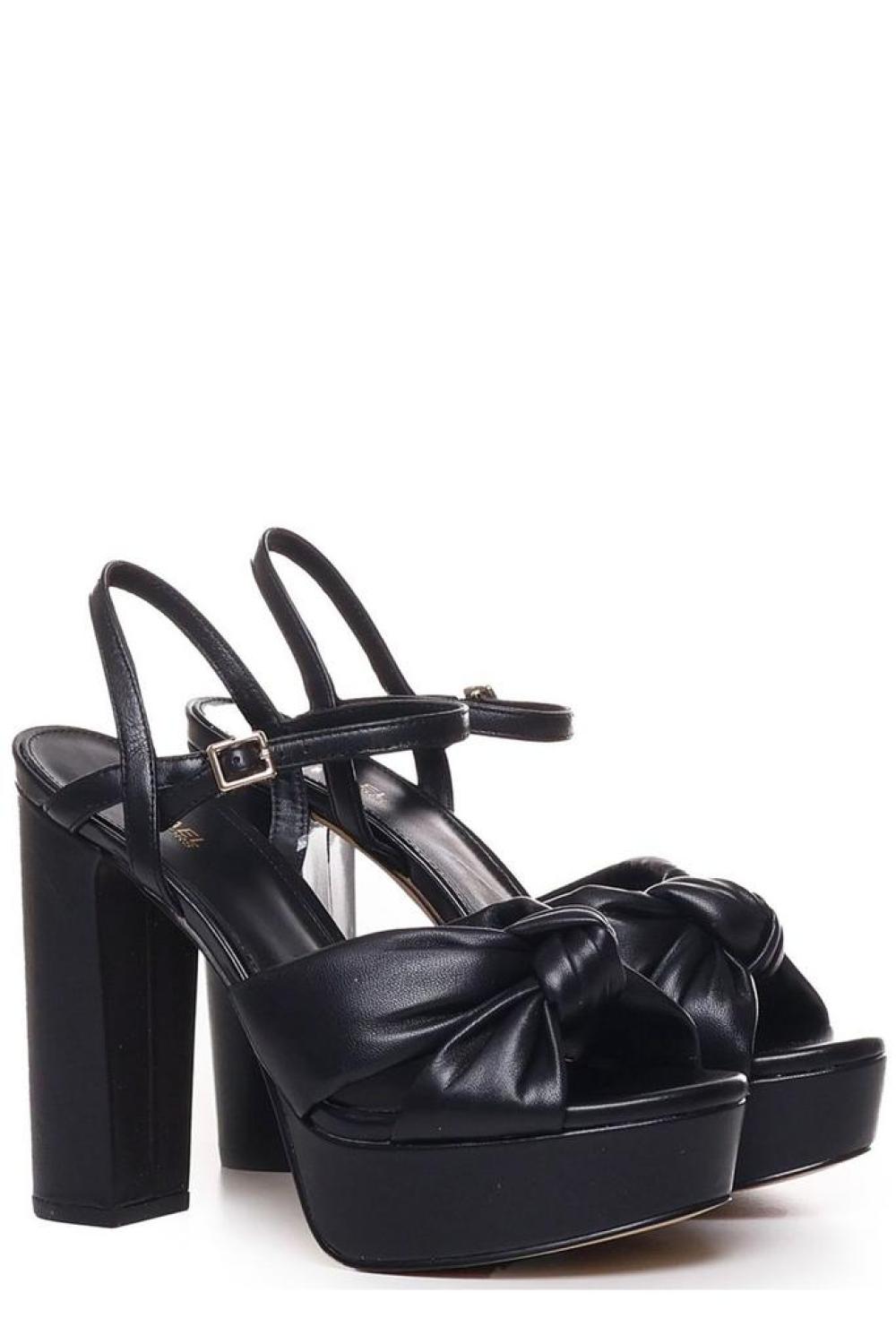 Michael Michael Kors Josie Knot Detailed Platform Sandals