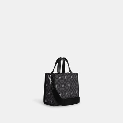 Coach Outlet Dempsey Tote 22 In Signature Jacquard With Star Embroidery