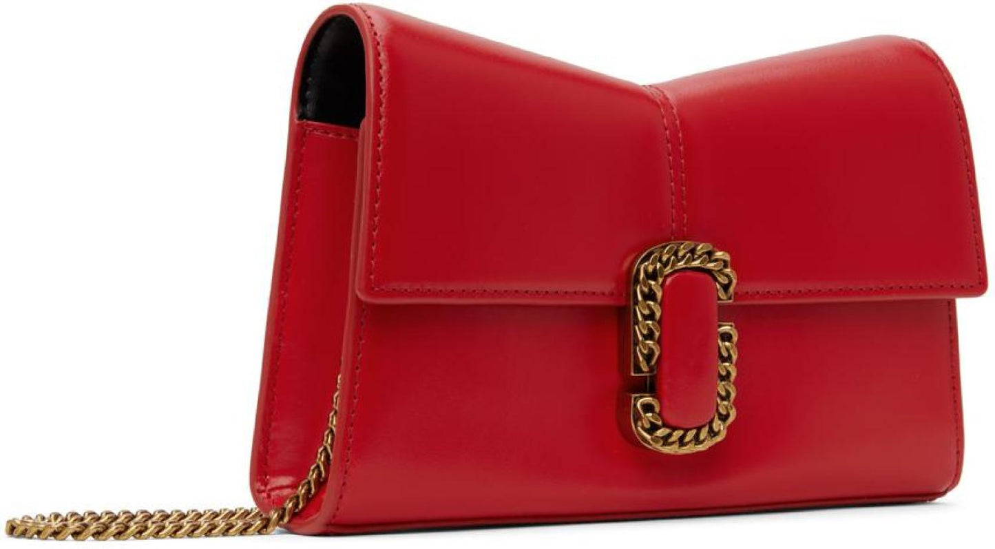 Red 'The St. Marc Chain Wallet' Bag