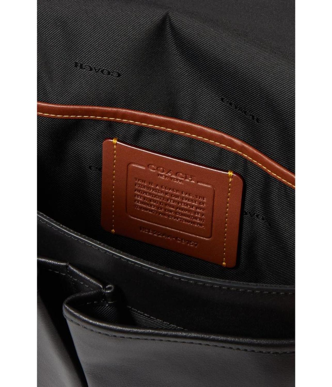 League Messenger Bag in Smooth Leather