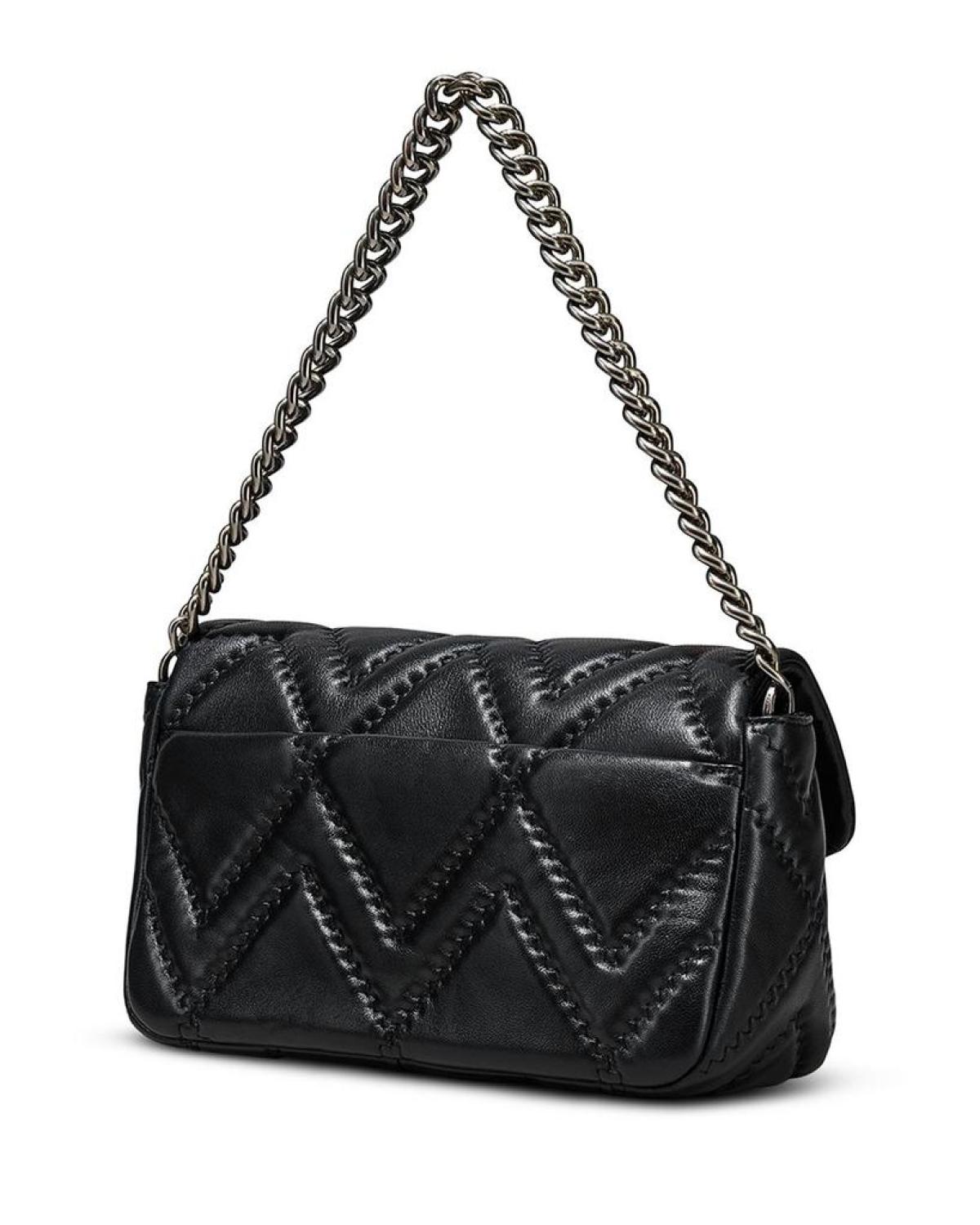 The Large Quilted Leather J Marc Shoulder Bag