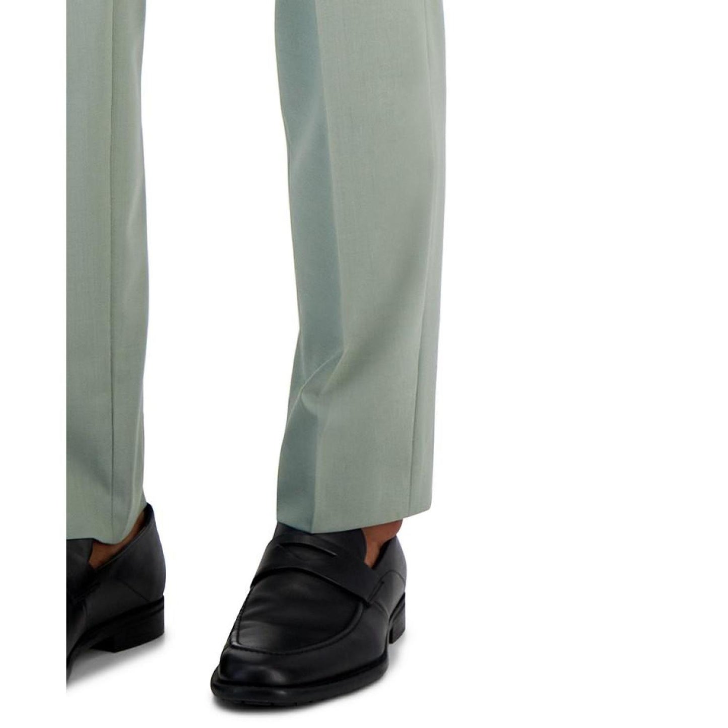 Men's Modern-Fit Celery Green Suit Pants