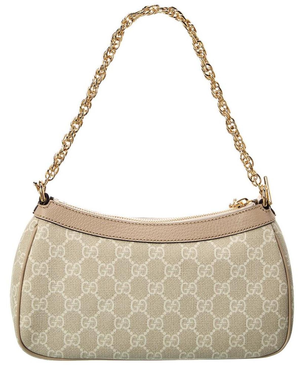 Gucci Ophidia Small GG Supreme Canvas & Leather Shoulder Bag