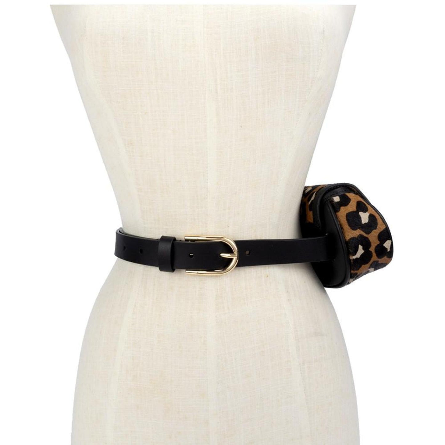 Women's Leopard-Print Haircalf Belt Bag