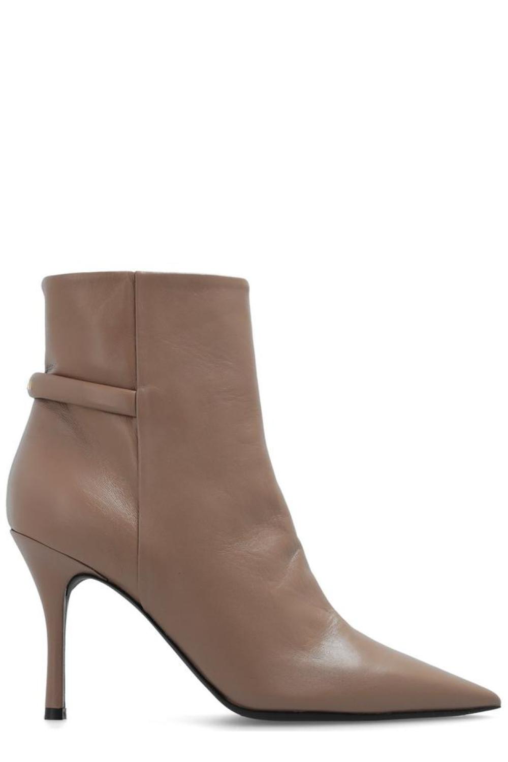 Furla Core Pointed-Toe Ankle Boots