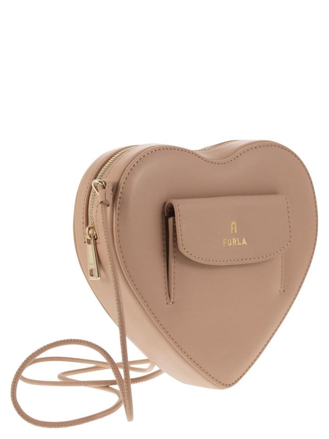 Furla Camelia Heart Mini Shoulder Bag