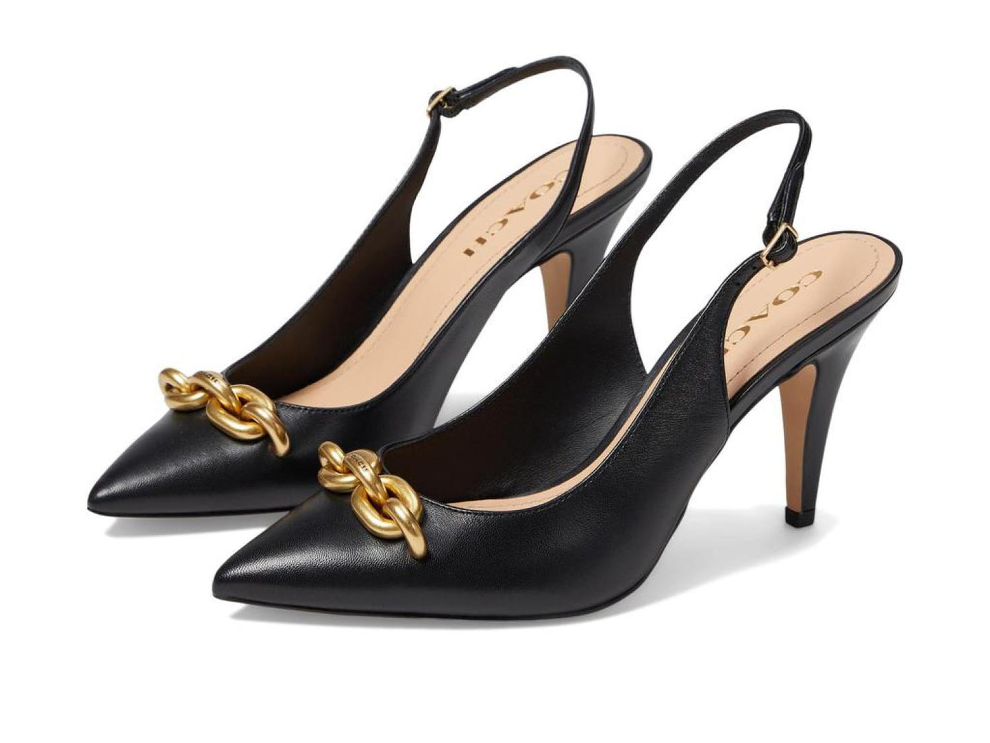 Sadie Leather Slingback Pump