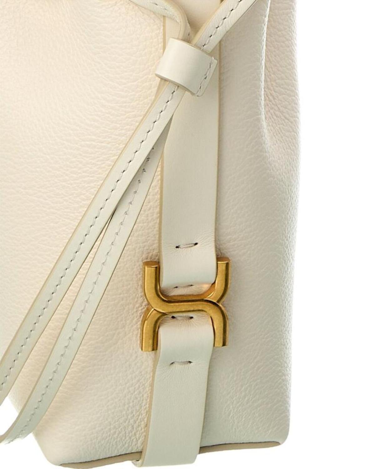 Chloé Marcie Micro Leather Bucket Bag