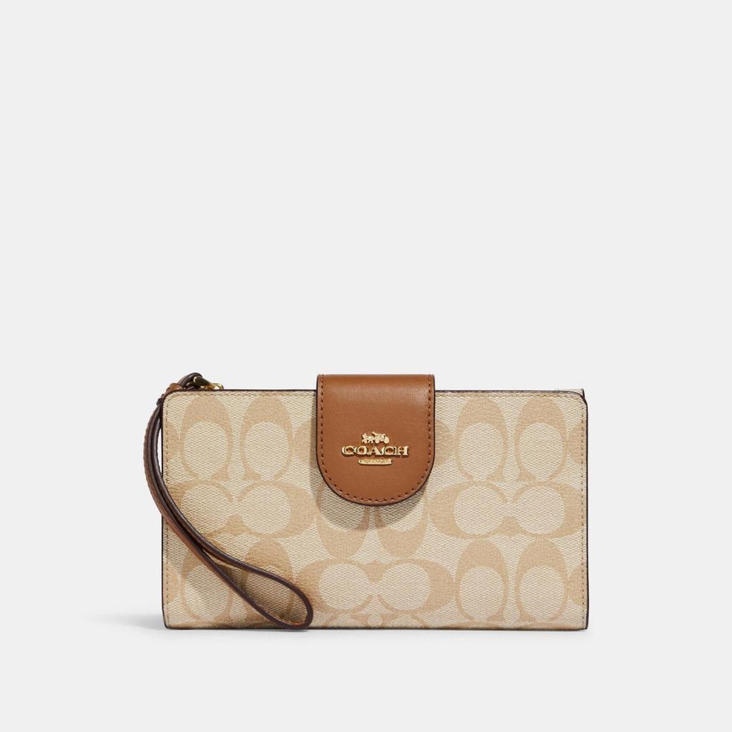 Coach Outlet Tech Wallet In Colorblock Signature Canvas