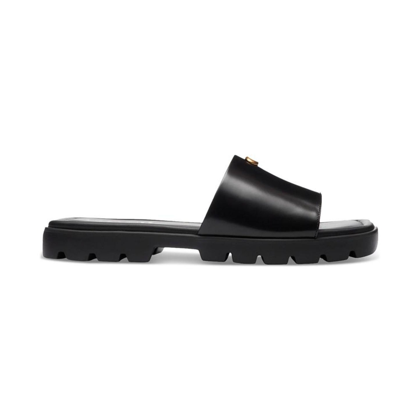 Women's Florence "C" Lug-Sole Slip-On Slide Flat Sandals