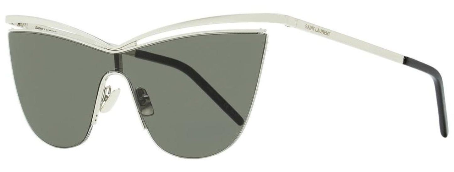 Saint Laurent Women's Cat Eye Sunglasses SL 249 002 Silver/Black 99mm