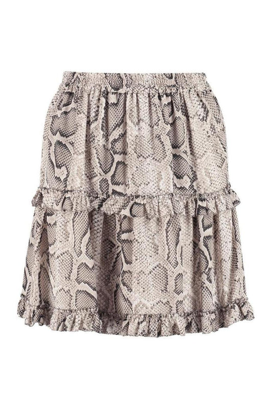 Michael Michael Kors Georgette Printed Mini Skirt