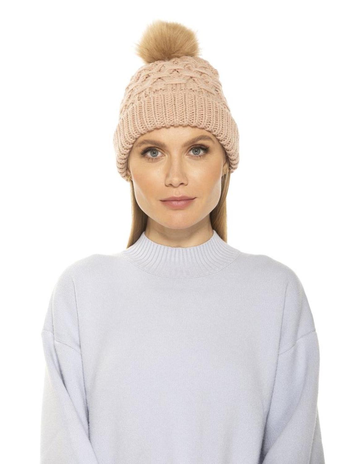 Amanda Cable Knit Beanie